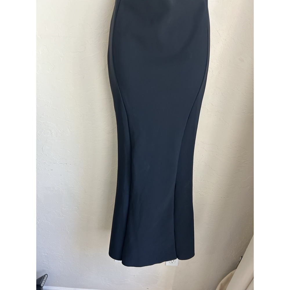 Chiara Boni Couture Sissel Rose Long Designer Gown 6 Maxi Dress Black Formal 42 - Picture 4 of 10